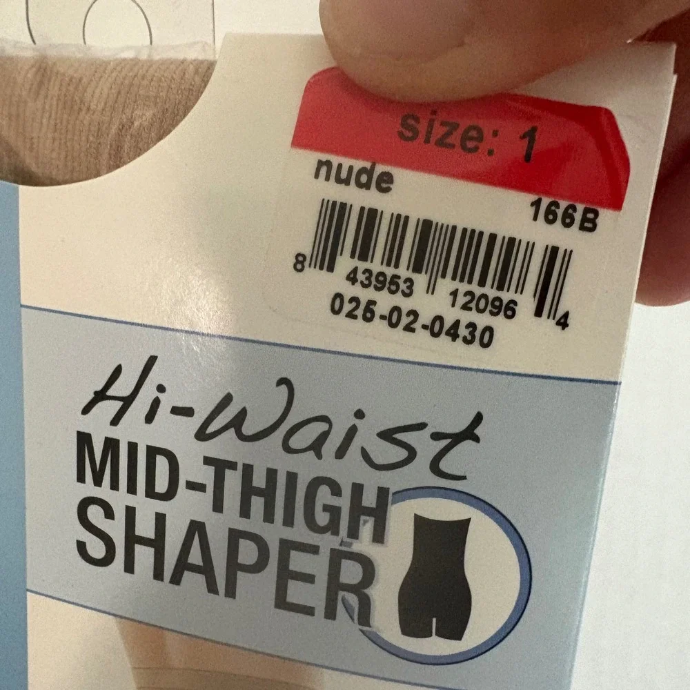 Assets by Sara Blakely Hi-Waist Mid-Thigh‎ Shaper Nude Size 1 Shapewear
